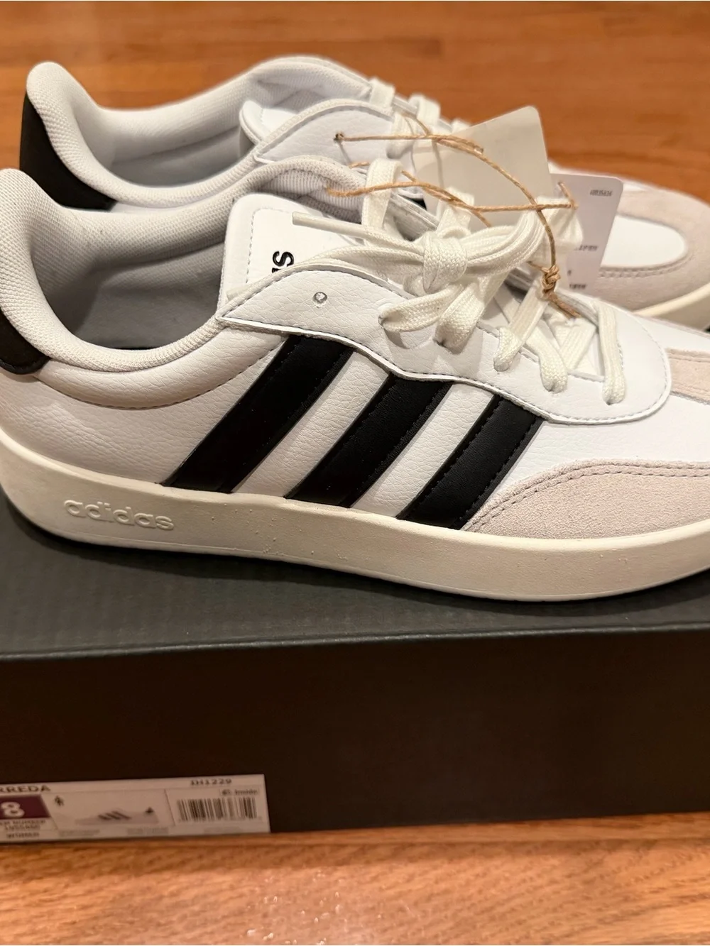 Adidas Women's Barreda Decode Sneaker White/black/Gray - Picture 11 of 16